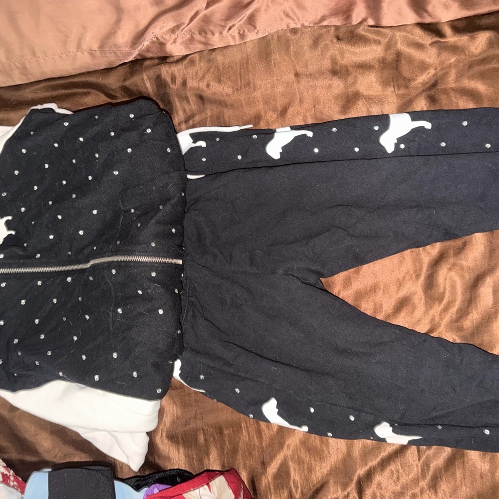 Victoria's Secret Black and White Joggers